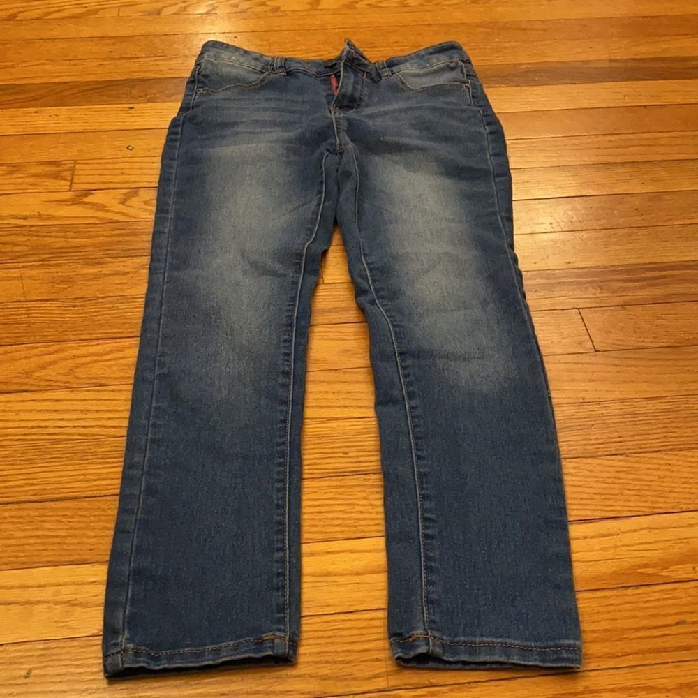 Calvin Klein Jeans Kids Skinny Dark Wash Blue Denim - Picture 5 of 5
